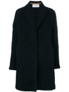 Harris Wharf London - Single Breasted Coat - Women - Polyamide/wool - 46, Blue, Polyamide/wool