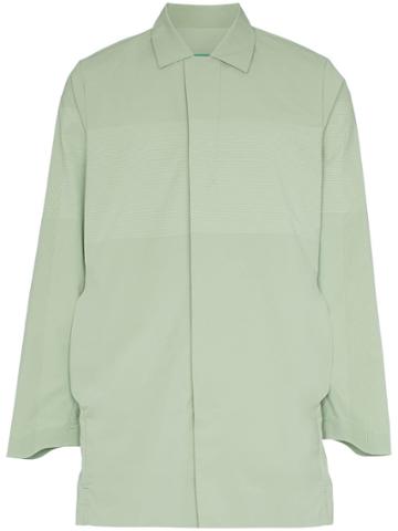 Descente Allterrain Concealed Zip Front Coat - Green