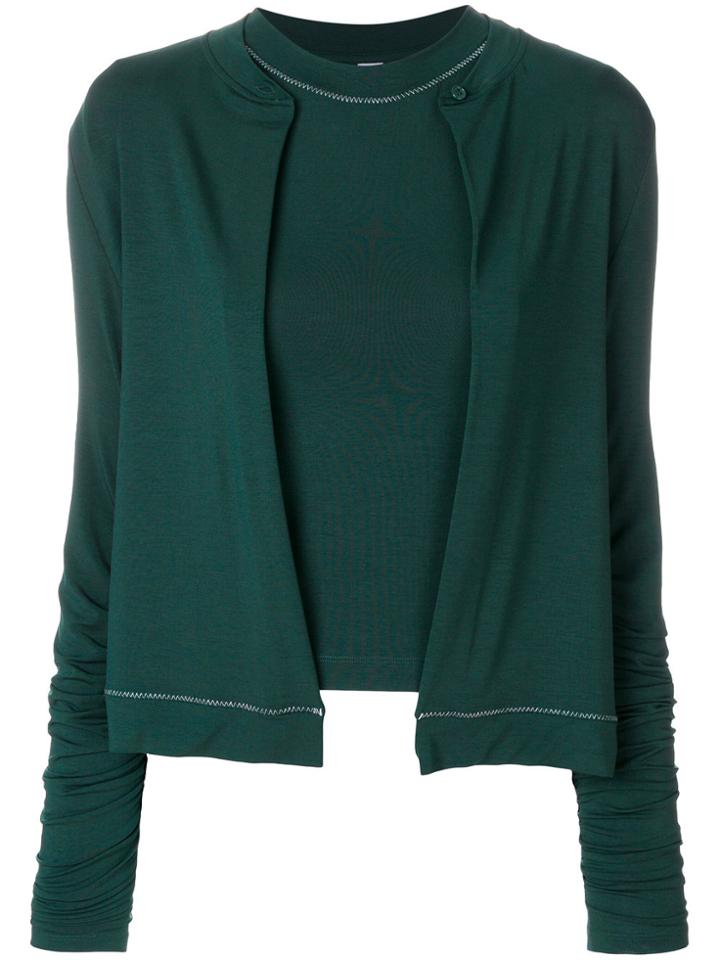 Carven Cardigan Top - Green
