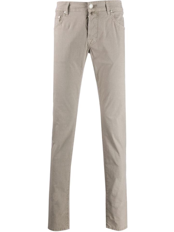 Jacob Cohen Skinny Fit Chinos - Grey
