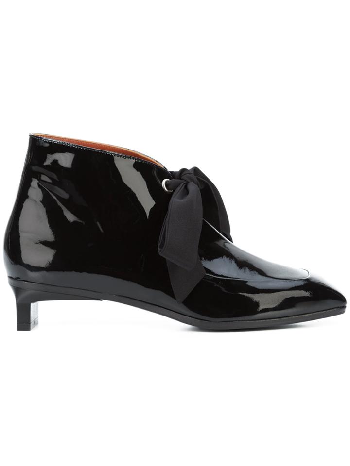 3.1 Phillip Lim Kitten Heel Booties - Black