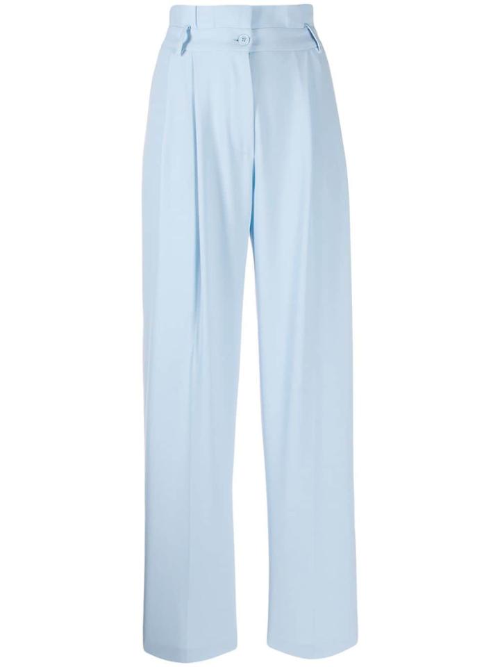 Blugirl High-waisted Trousers - Blue