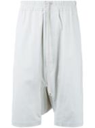 Rick Owens - 'pod' Shorts - Men - Cotton - 48, Nude/neutrals, Cotton