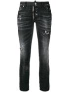 Dsquared2 Runway Cropped Jeans - Black