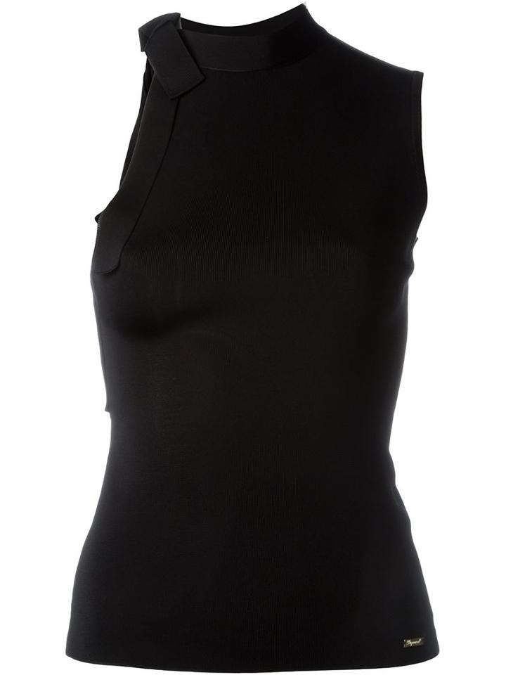 Dsquared2 Bow Detail Sleeveless Top, Women's, Size: 38, Black, Viscose