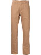 Saturdays Surf Nyc Straight Leg Trousers, Men's, Size: 36, Brown, Cotton