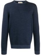 Hackett Striped Crew Neck Jumper - Blue