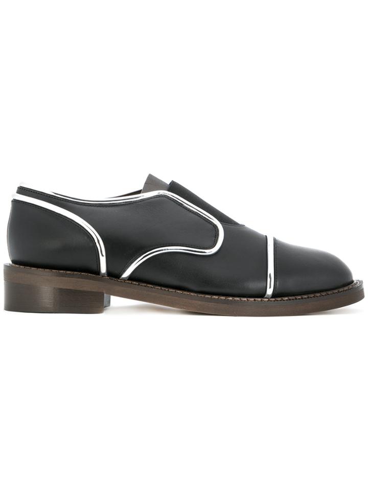 Marni Metal Detail Oxford Shoes - Black
