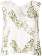 Forte Forte Tropical Print Tank Top - Nude & Neutrals