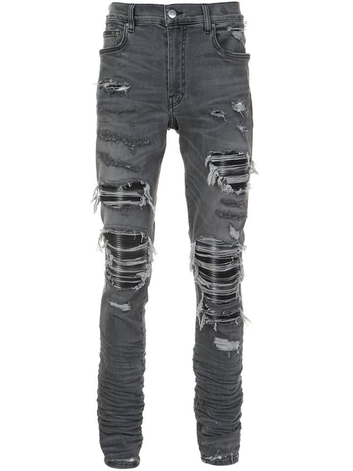 Amiri 'ppx1' Jeans, Men's, Size: 29, Grey, Cotton/spandex/elastane/tencel