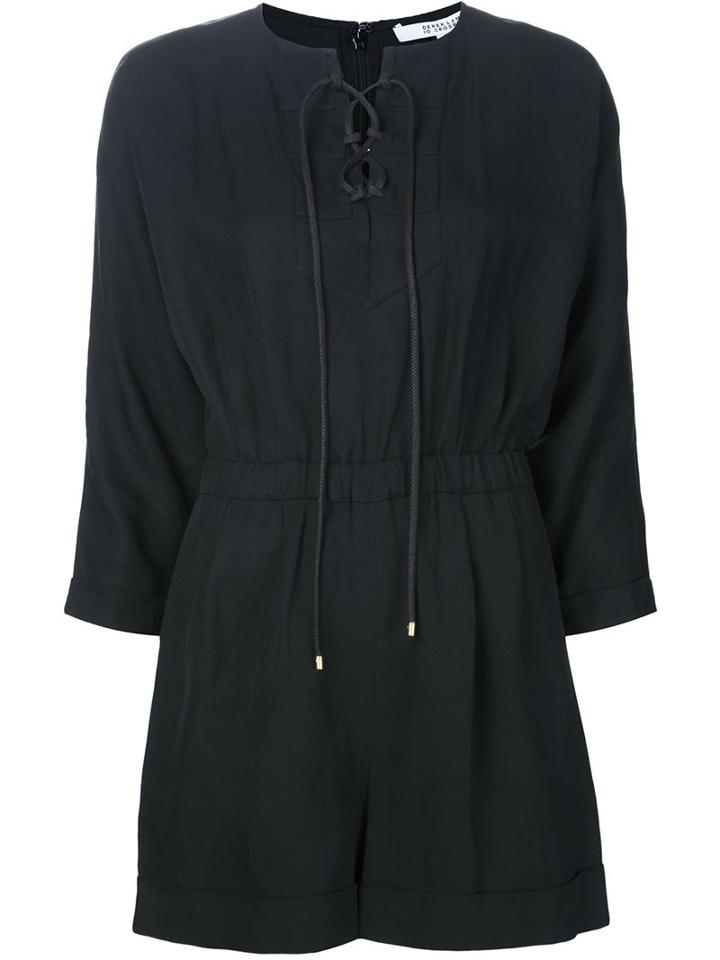 Derek Lam 10 Crosby Drawstring Playsuit