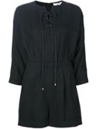 Derek Lam 10 Crosby Drawstring Playsuit