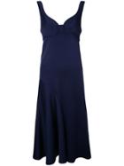 Victoria Beckham Flared Dress - Blue