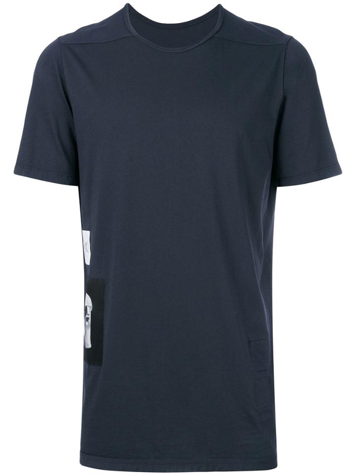 Rick Owens Drkshdw Patch T-shirt - Blue