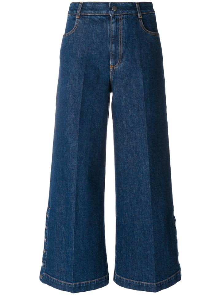 Stella Mccartney Coulotte Flared Jeans - Blue