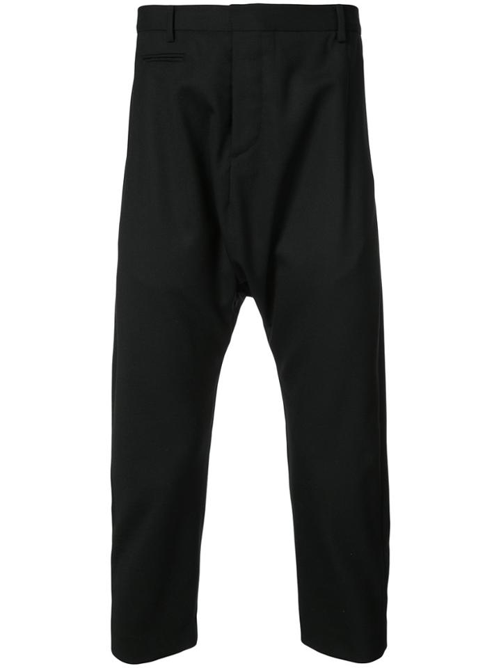 R13 Drop-crotch Trousers - Black