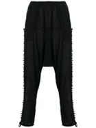 R13 Drop-crotch Trousers - Black