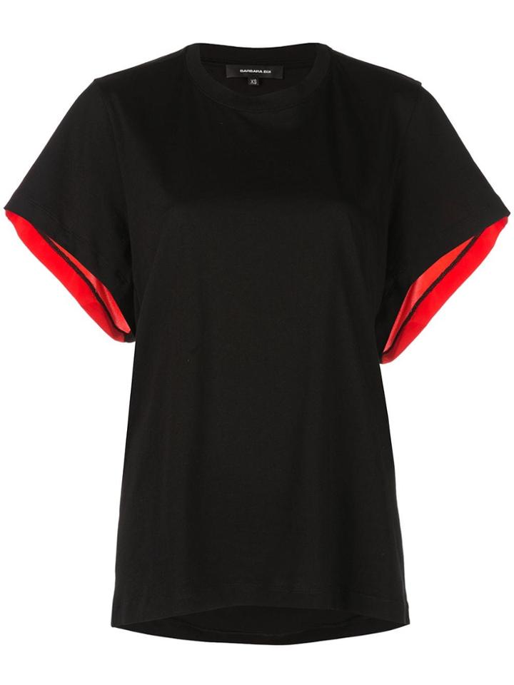 Barbara Bui Panelled T-shirt - Black