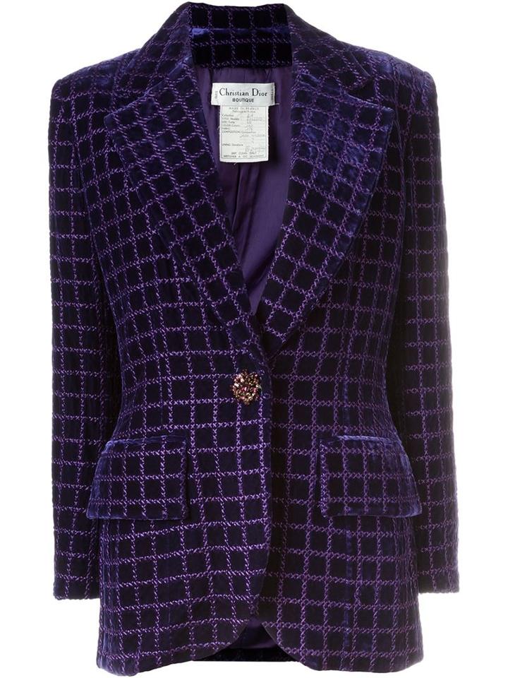 Christian Dior Vintage Velvet Blazer
