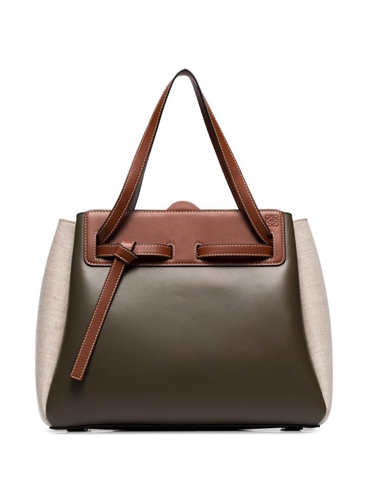 Loewe Lazo Tote Bag - Green