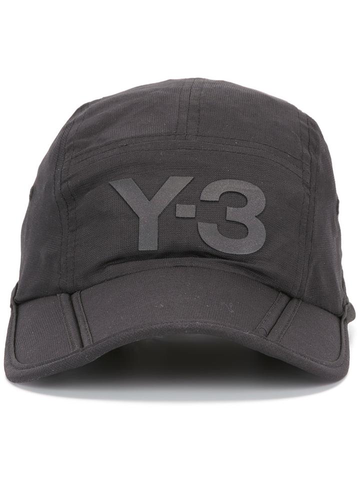 Y-3 Fold Cap, Men's, Black, Polyimide
