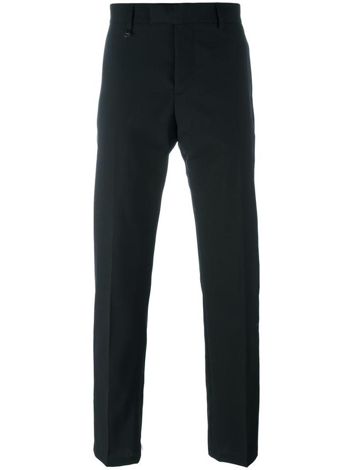 Oamc Straight Trousers, Men's, Size: 30, Black, Cupro/cotton/virgin Wool