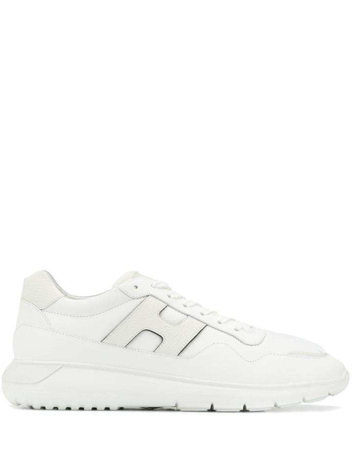 Hogan Tonal Low Top Sneakers - White