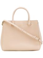 Lancaster - Top Handles Shoulder Bag - Women - Leather - One Size, Nude/neutrals, Leather