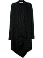 Givenchy Pinstripe Cardigan, Women's, Size: Small, Black, Viscose/cashmere/wool