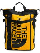 The North Face Printed Logo Backpack - Yellow & Orange