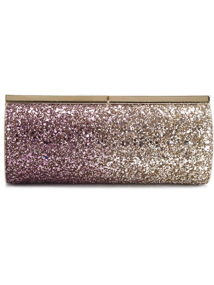 Jimmy Choo 'trinket' Glitter Clutch