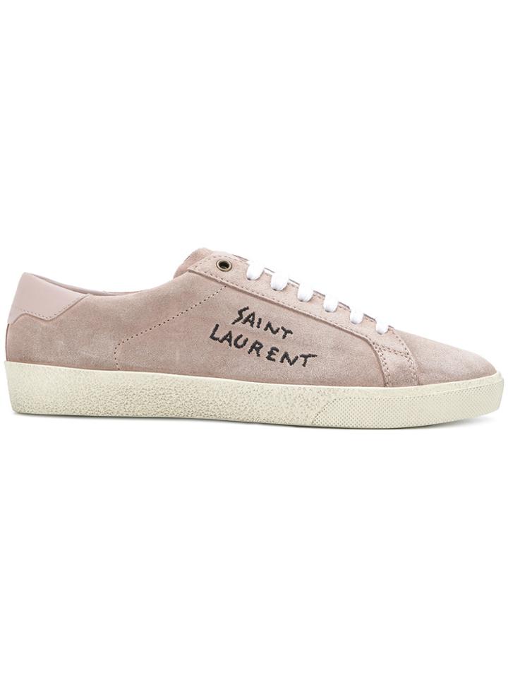 Saint Laurent Court Classic Sneakers - Grey