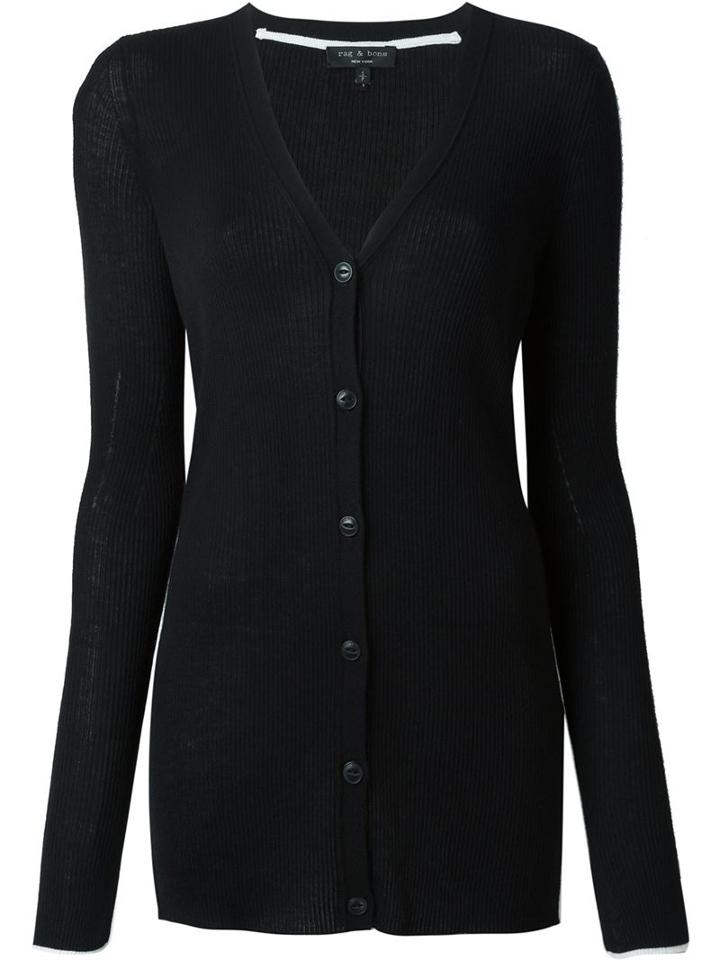 Rag & Bone 'alexandra' Cardigan, Women's, Size: Small, Black, Cashmere