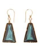Irene Neuwirth 18kt Rose Gold Labradorite Drop Earrings, Women's, Grey, 18kt Rose Gold