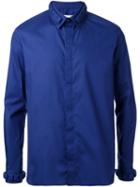 Wan Hung Cube Detail Shirt, Men's, Size: 48, Blue, Cotton