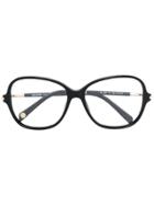Balmain Oversized Frame Glasses - Black