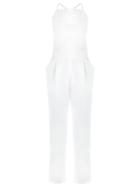 Andrea Marques Jumpsuit, Women's, Size: 38, White, Cotton
