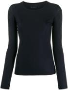 Jil Sander Long Sleeve Slim T-shirt - Black