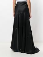 Simone Rocha Maxi Draped Skirt - Black
