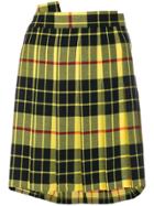 Junya Watanabe Comme Des Garçons Checked Skirt - Yellow & Orange