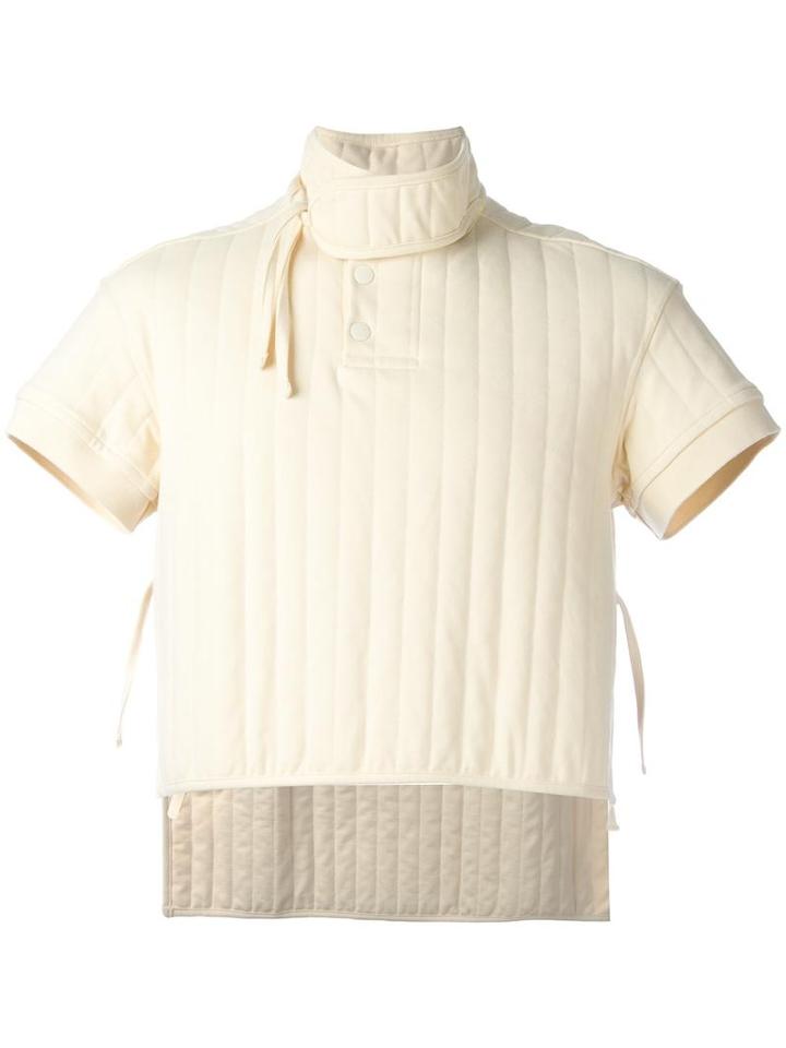 Craig Green Quilted Sweater, Adult Unisex, Size: Medium, Nude/neutrals, Cotton/spandex/elastane/polyester