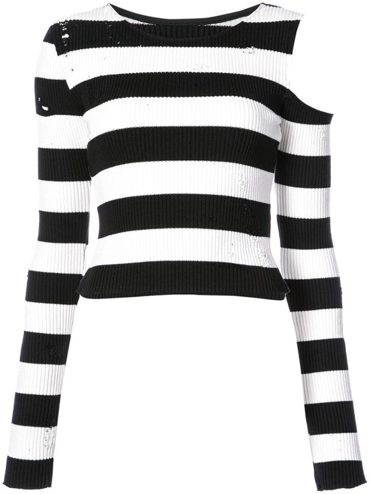 Amiri Shoulderless Striped Top - Unavailable