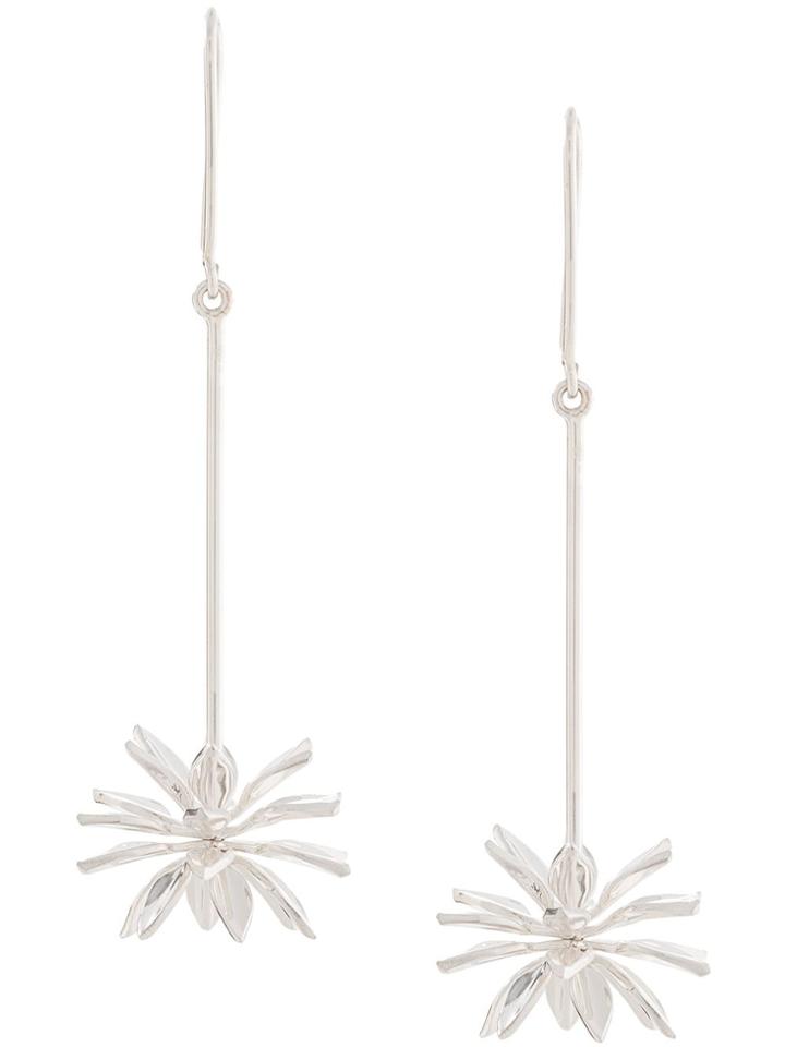 Meadowlark Fleur Drop Earrings - Silver
