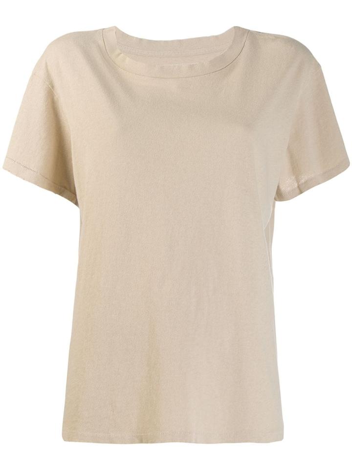 Nili Lotan Classic Plain T-shirt - Neutrals