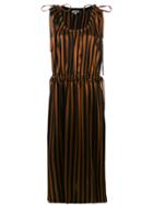 Kenzo Dress With Straps - Brown