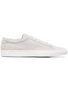 Common Projects Grey Achilles Suede Sneakers - Unavailable