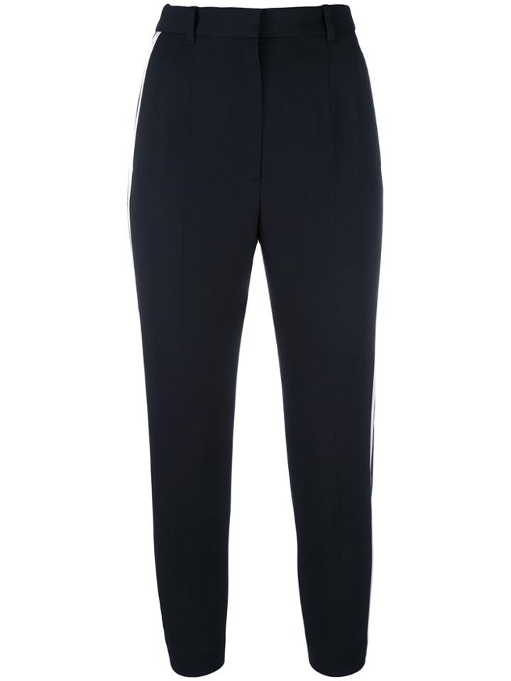 Philosophy Di Lorenzo Serafini Ribbed Cropped Straight Trousers - Pink