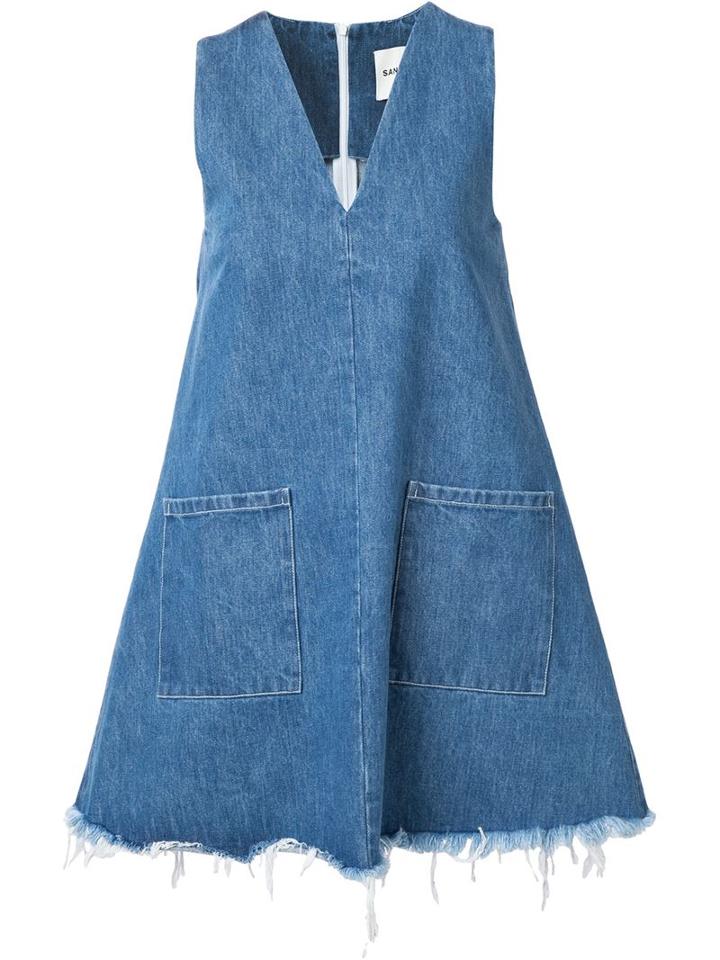 Sandy Liang 'doris' Denim Dress