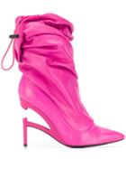 Unravel Project Fuchsia Ankle Boots - Pink