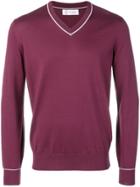 Brunello Cucinelli V-neck Sweater - Red
